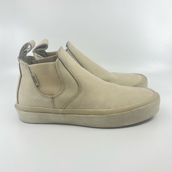 Vans Other - VANS Podium Slip On Mid Wrap Cornstalk Leather Suede High Top Sneaker Shoe